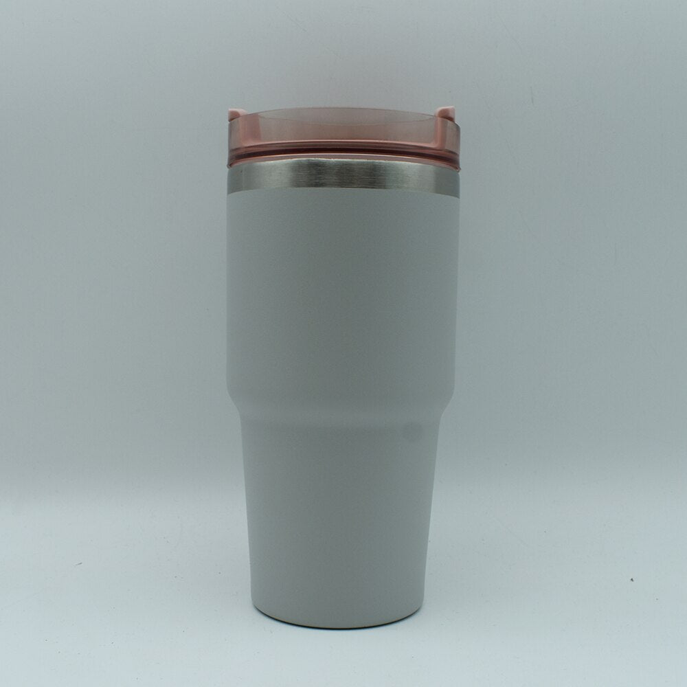 New Stanley Coffee Cup with Straw Co Branded Car Water Cup Classic Double-layer Thermos Water Bottle Portable Mug Beer Cup