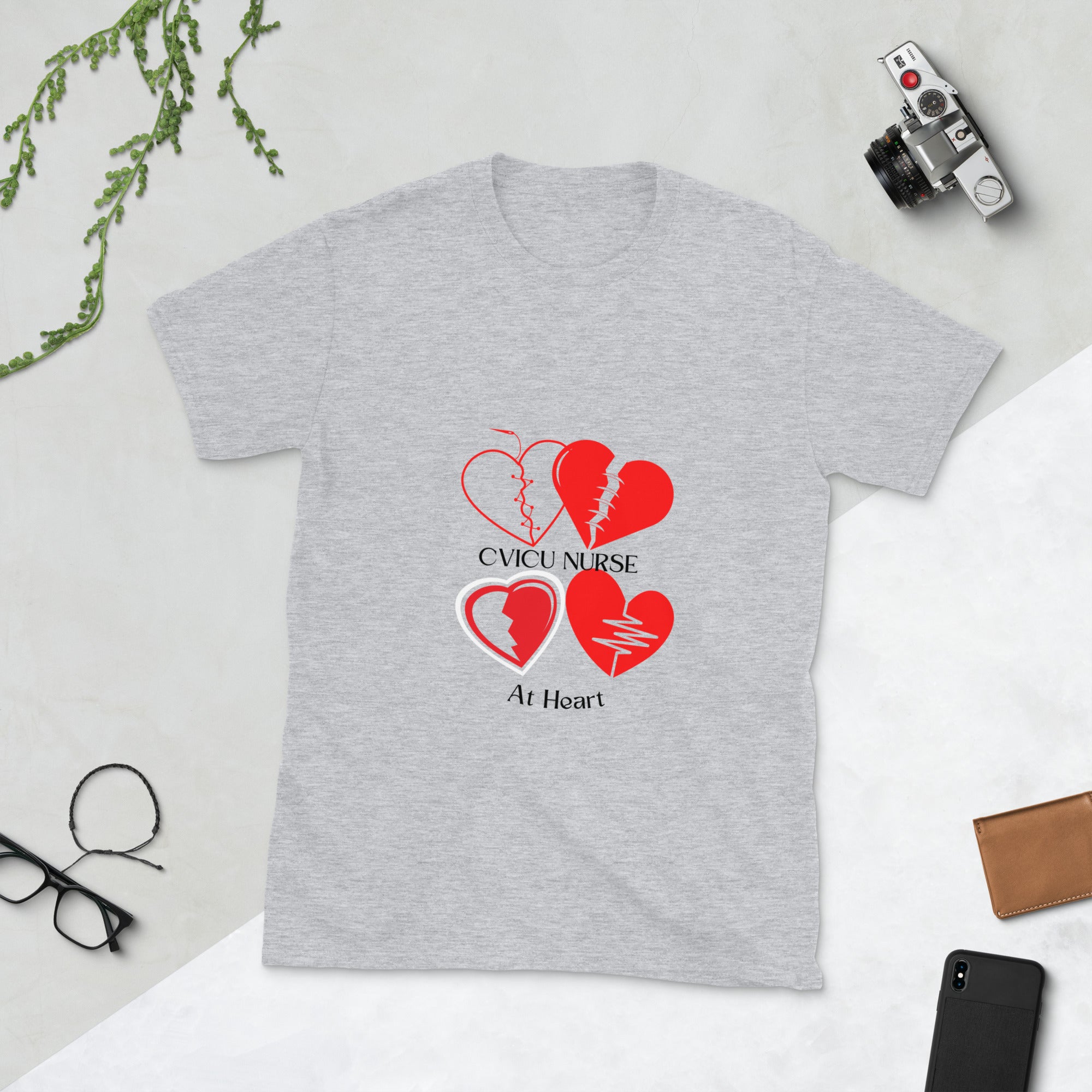 Short-Sleeve 4 hearts Unisex T-Shirt