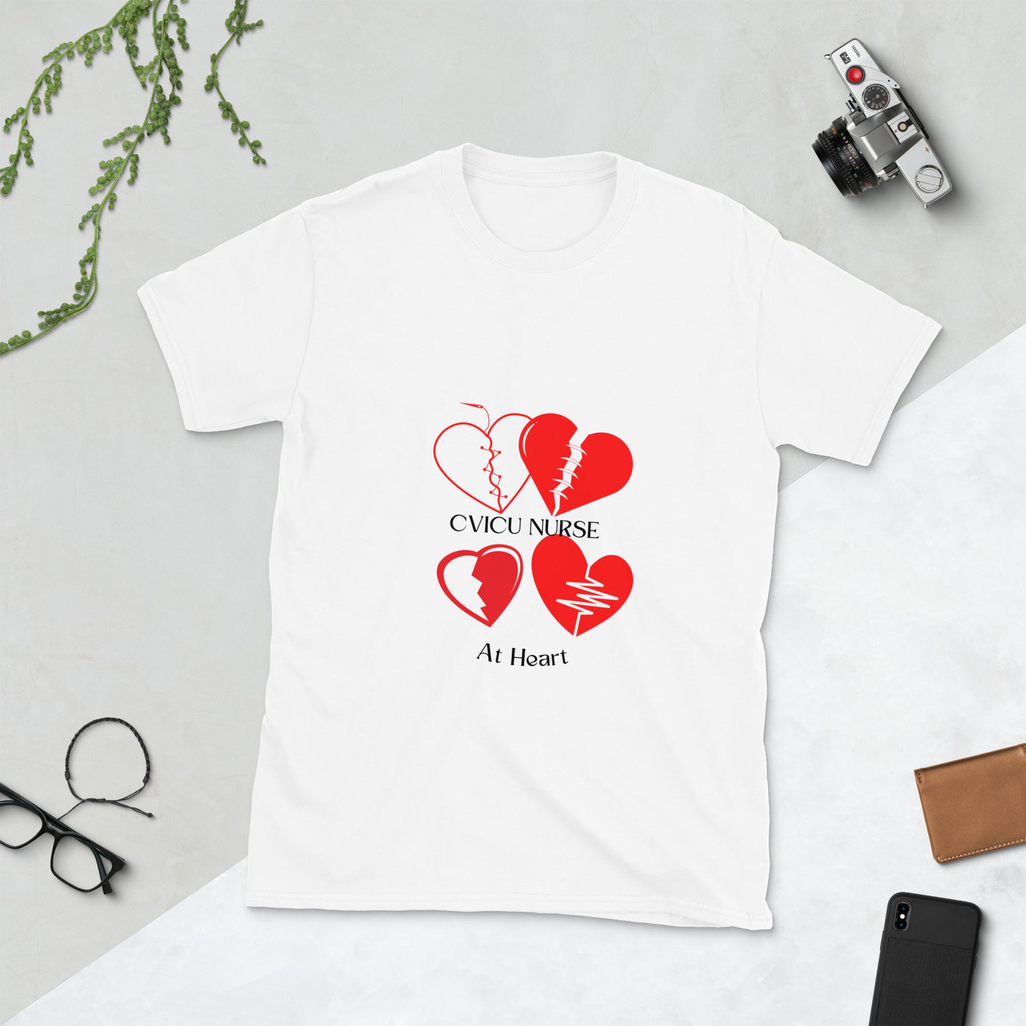 Short-Sleeve 4 hearts Unisex T-Shirt